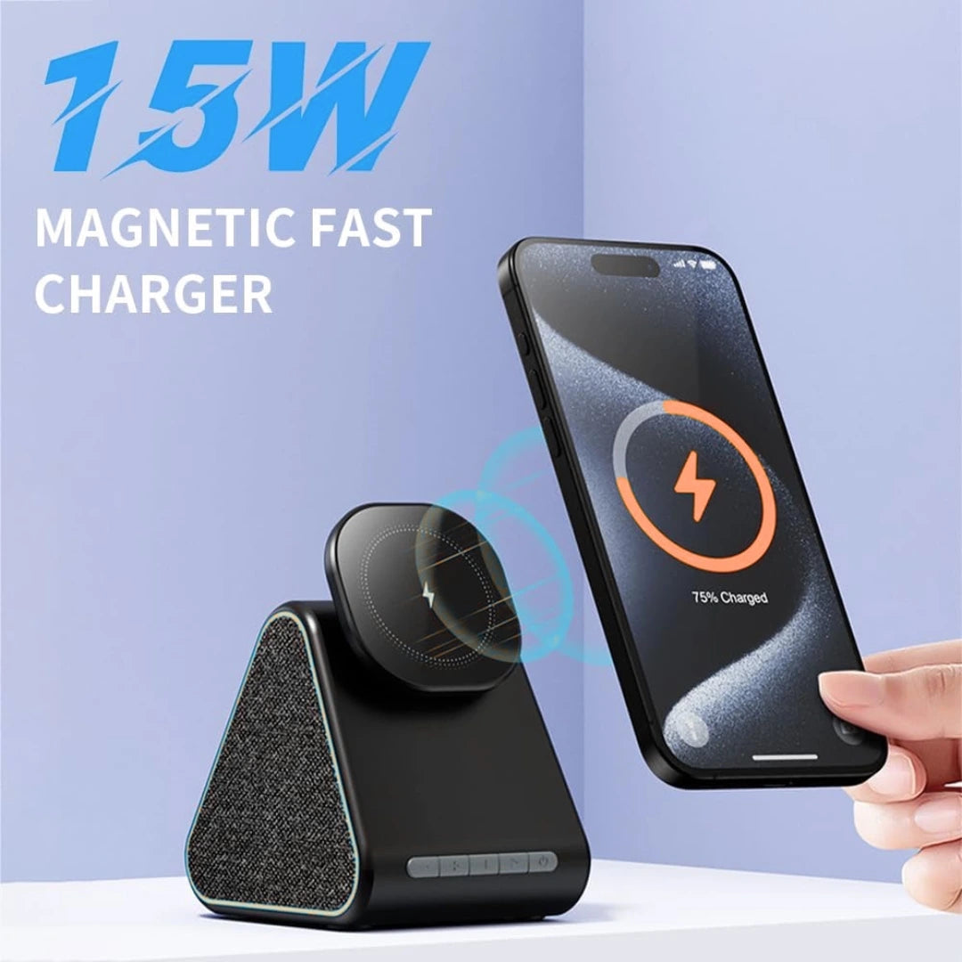 2 in 1 Wireless Charger with Speaker