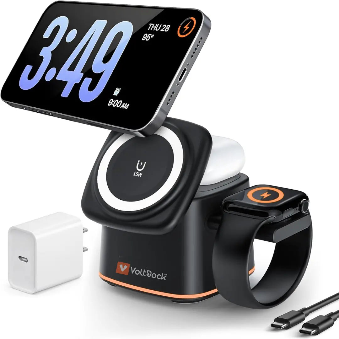 Wireless 3 in 1 Wireless Charging Station